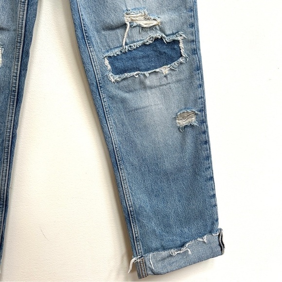 BDG Pax Distressed Patch Button Fly Urban Outfitters Jeans, Size 28 - Picture 4 of 12